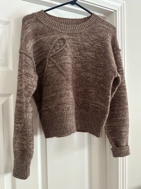 Universal Thread Marled Taupe Crewneck Sweater